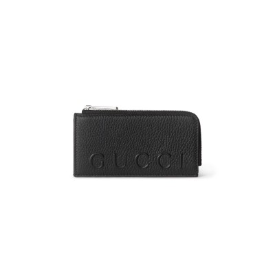 GUCCI ZIP CARD CASE WITH LOGO 835073 (13.5*8*1cm) GUCCI ZIP CARD CASE WITH LOGO 835073 (13.5*8*1cm)